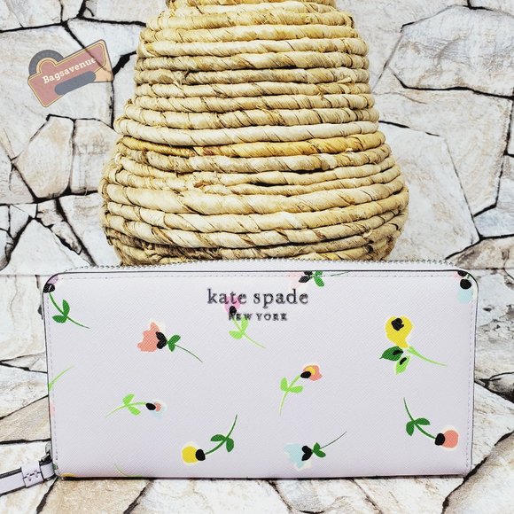 #bagsavenue fast ship cameron continental wallet ditsy floral purple